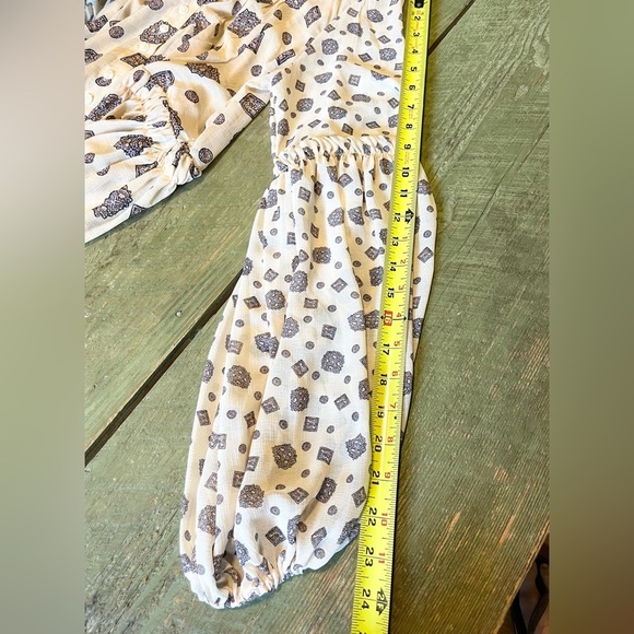 Free People Turn Turn Mini Dress Pale Peach Cream Women’s | Size M - Picture 9 of 10